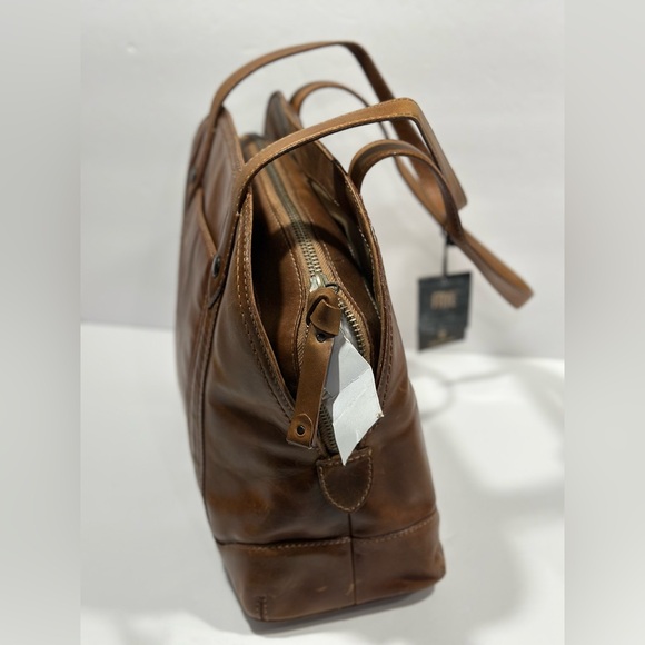 Frye Melissa Domed Leather Satchel Bag - Picture 8 of 16